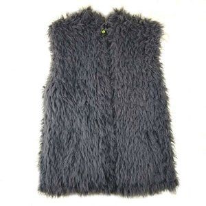Limeapple Faux Fur Vest Cuddle Bubble Girls Size 1
